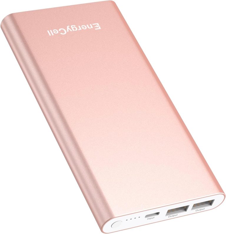 Pilot 4GS Portable Charger 12000mAh Fast Charging Power Bank Dual 3A High-Speed Output Battery Pack Compatible with iPhone 16 15 14 13 12 11 and More（Charging Cable Included (Rose Gold)